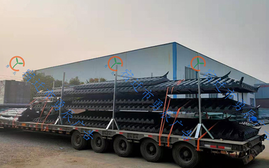 长沙仿古候车亭第二车发货